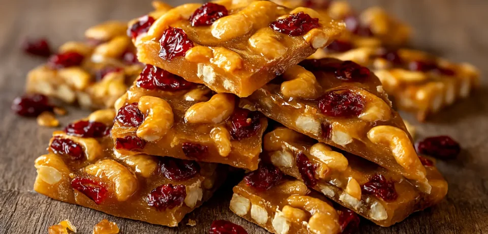 CASHEW CRANBERRY BRITTLE (1)