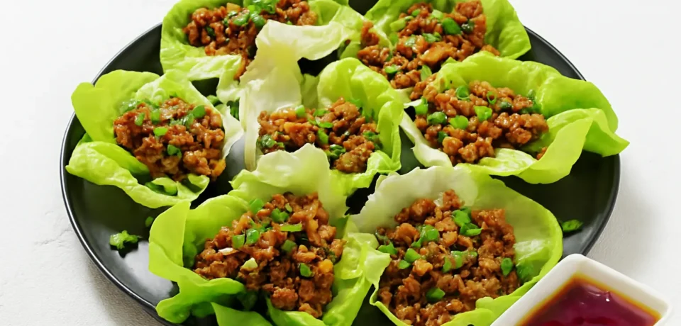 CRANBERRY CHICKEN LETTUCE CUPS