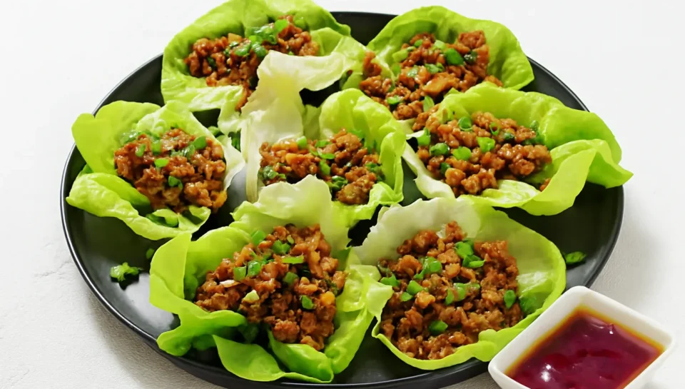 CRANBERRY CHICKEN LETTUCE CUPS