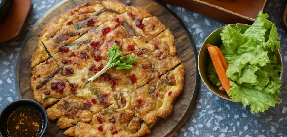 CRANBERRY KIMCHI PANCAKES