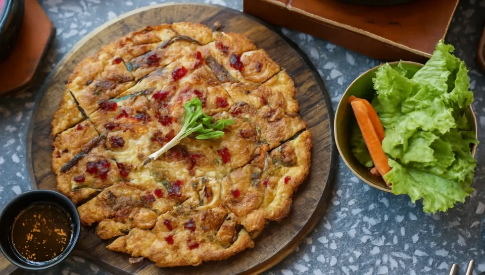 CRANBERRY KIMCHI PANCAKES