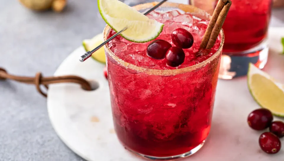 Cranberry Cinnamon Ginger Mocktail