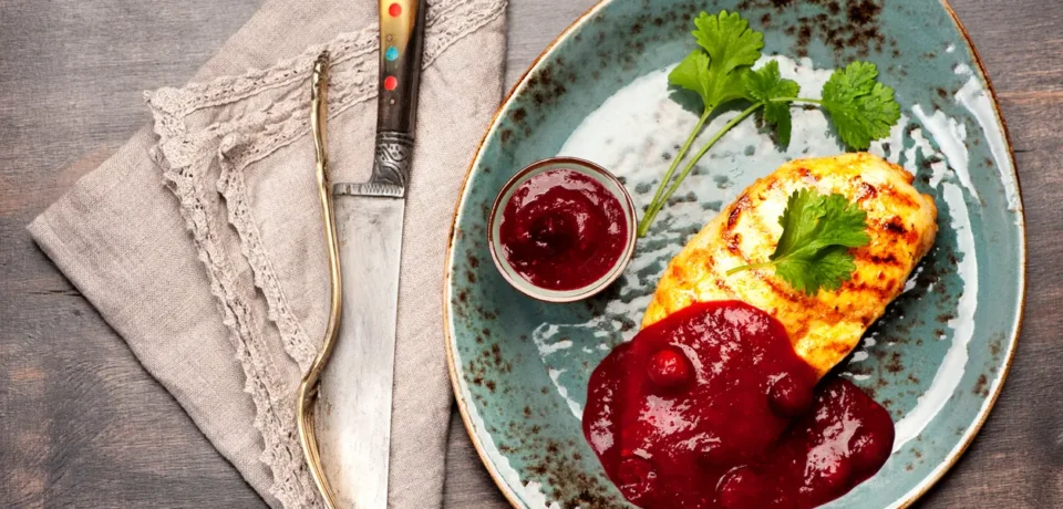 SPICY CRANBERRY CHICKEN