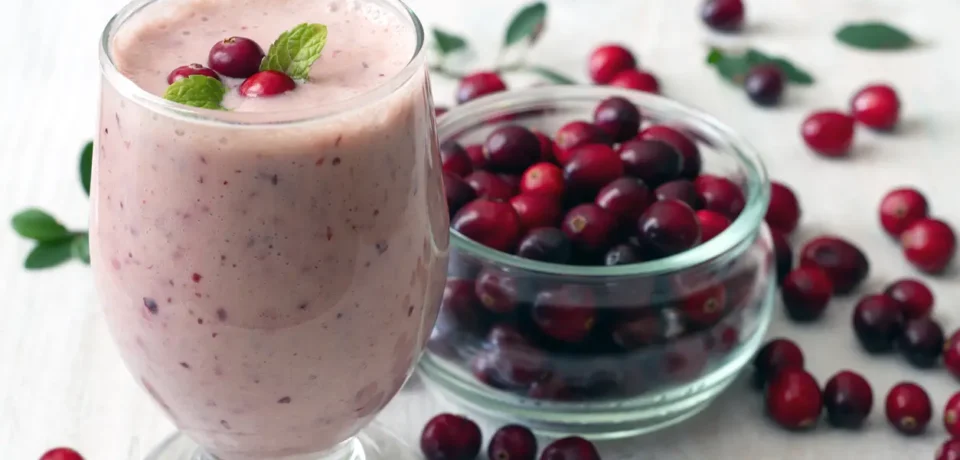 cranberry smoothie