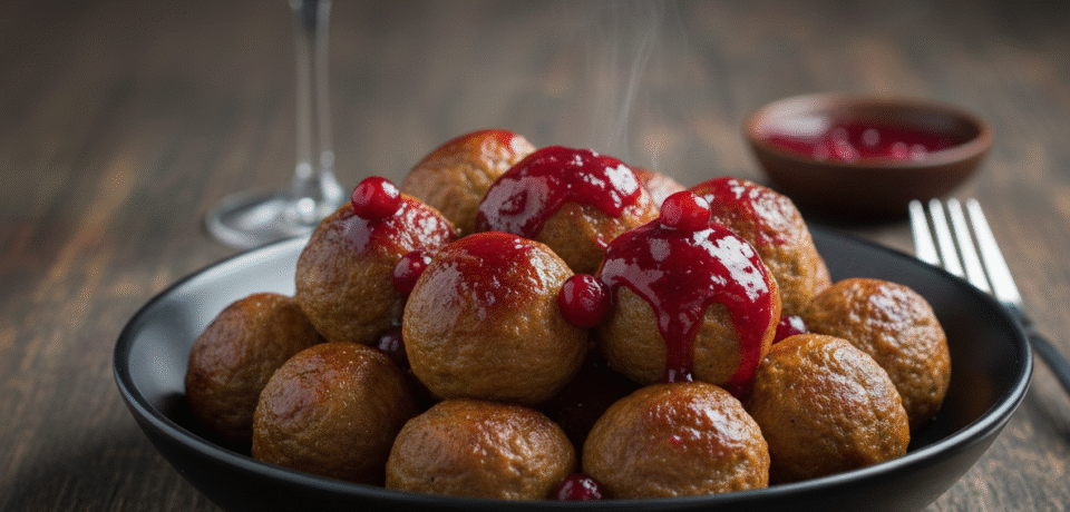 Turkey Cranberry Meatballs