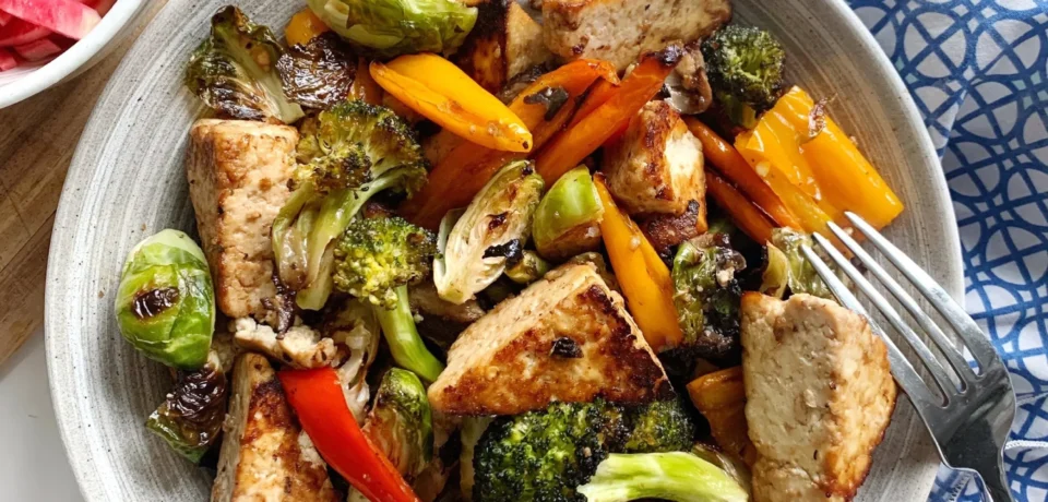 Miso-Cranberry Roasted Vegetables