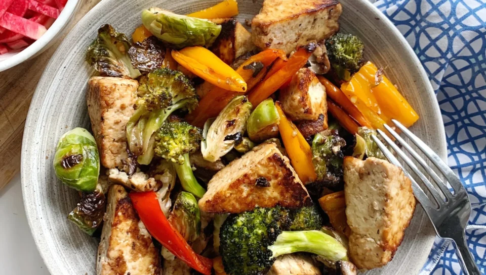 Miso-Cranberry Roasted Vegetables