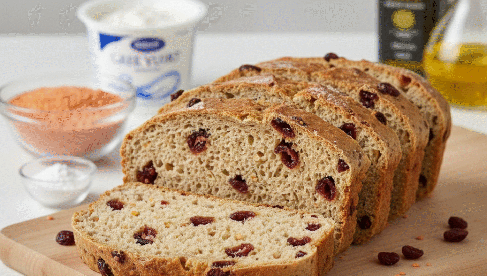 RED LENTIL CRANBERRY BREAD