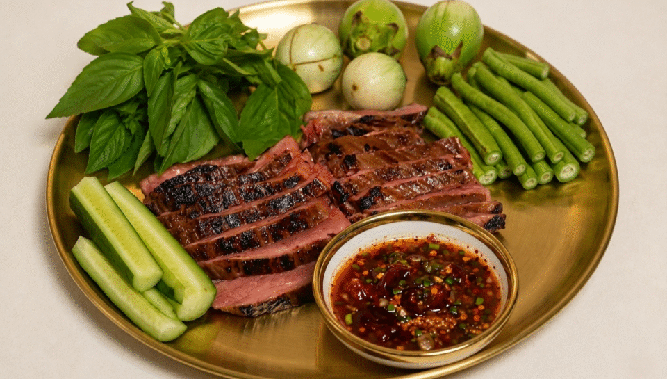Isaan Grilled Flank Steak