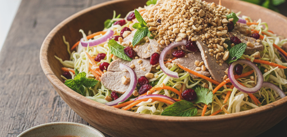 Vietnamese Pork Salad with Cranberries (Gỏi Heo Cranberry)
