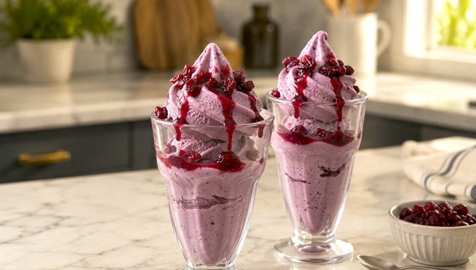 Cranberry Tofu Ice Cream