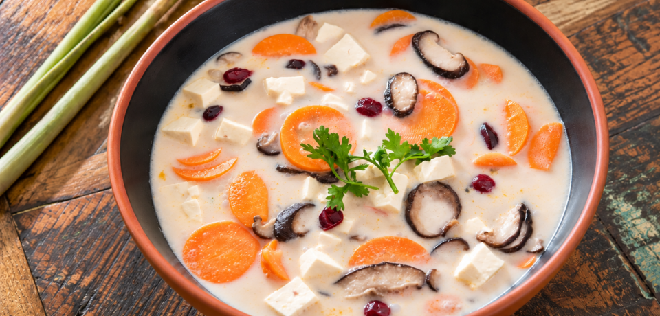 Cranberry Coconut Vegetable Soup