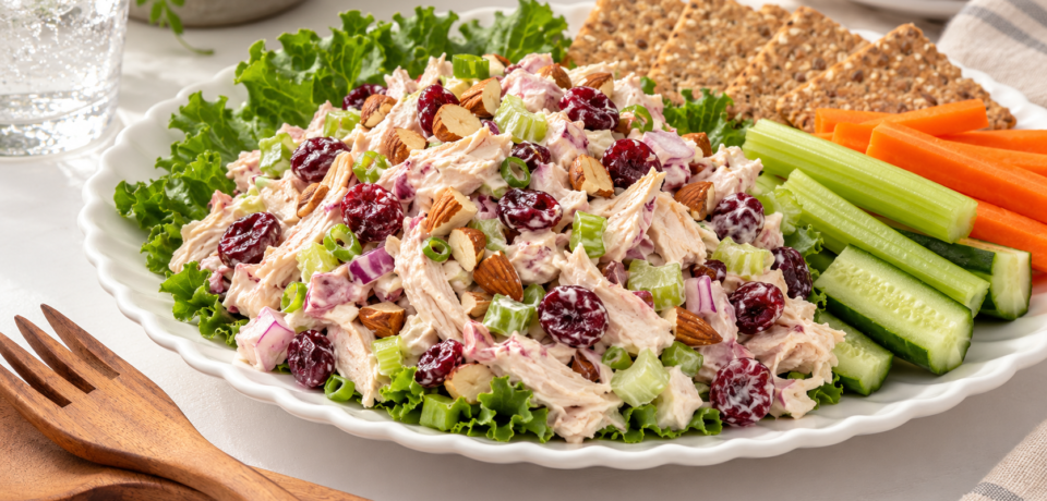 Cranberry Chicken Salad with Almonds
